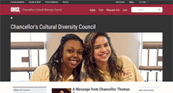 Desktop Screenshot of diversity.umsl.edu