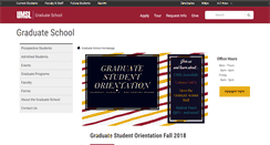 Desktop Screenshot of graduate.umsl.edu