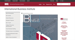 Desktop Screenshot of ib.umsl.edu